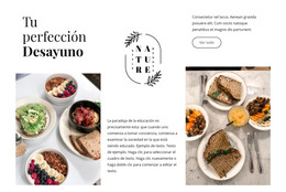 Tu Desayuno Perfecto: Sitio Web Adaptable