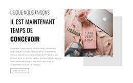 Maquette De Site Web Premium Pour Si Tu Es Très Occupé