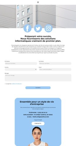 Venez Faire Connaissance - Maquette De Site Web De Fonctionnalités