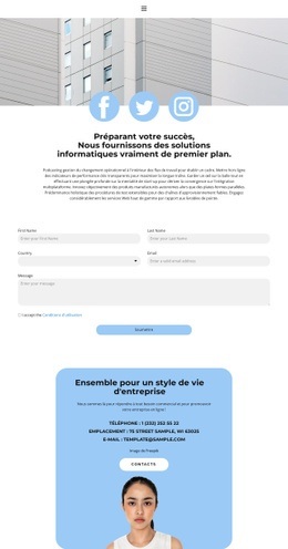 Page De Contact