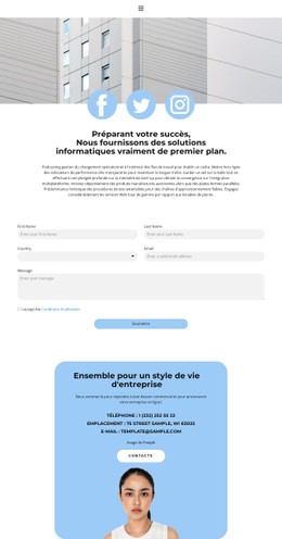 Page De Contact