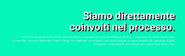 Intestazione Sul Colore Di Sfondo - Modello HTML Di Base