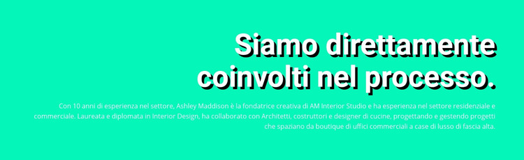 Intestazione sul colore di sfondo Modello HTML