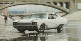 Il Modello HTML5 Più Creativo Per Auto Retrò