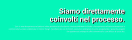 Modello CSS Per Intestazione Sul Colore Di Sfondo