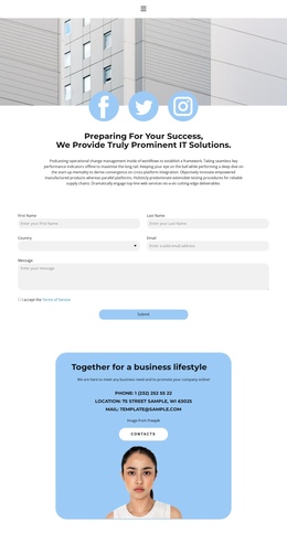 Contact Page
