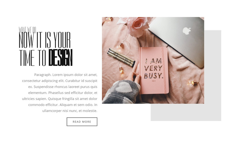 If you very busy  Squarespace Template Alternative
