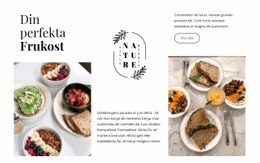 Din Perfekta Frukost - Responsiv Webbplats