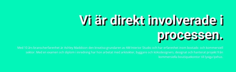 Rubrik på färgbakgrund HTML-mall