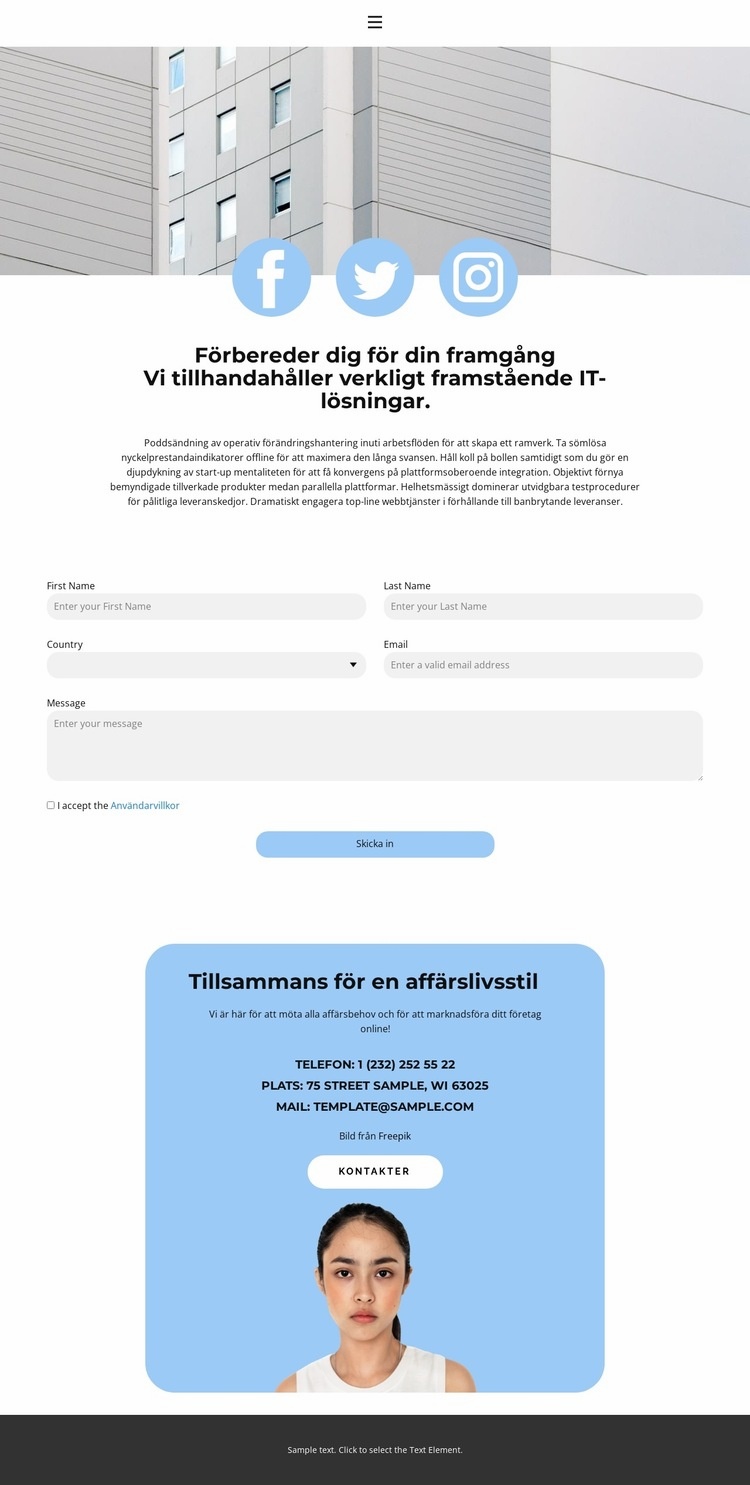 Kom och bekanta dig WordPress -tema