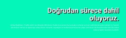 Renkli Arka Plan Üzerinde Başlık - En Iyi Tek Sayfalık Şablon
