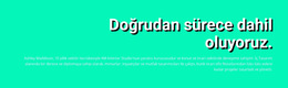 Renkli Arka Plan Üzerinde Başlık Için Css Şablonu