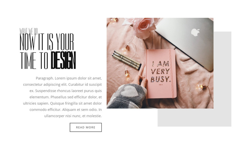 If you very busy  Wix Template Alternative