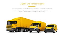 Website-Mockup-Tool Für Logistik- Und Transportexperte