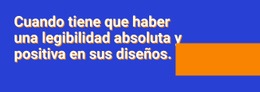 Plantilla HTML5 Rectángulo De Encabezado Y Color Para Cualquier Dispositivo