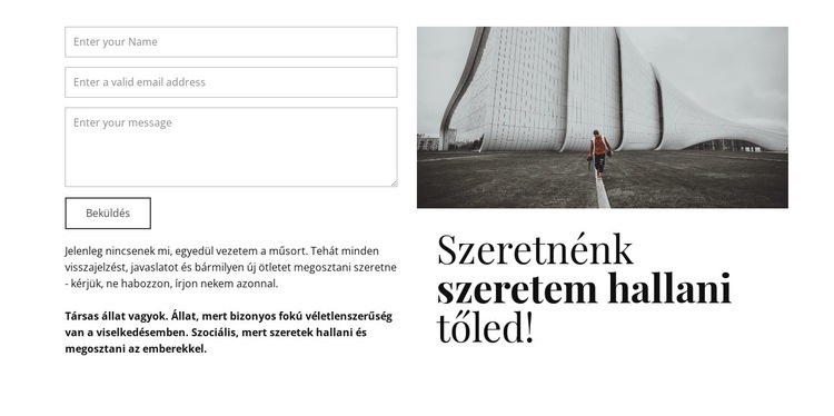 Szívesen hallanánk WordPress Téma