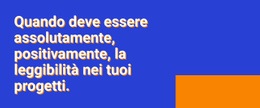 Intestazione E Rettangolo Di Colore - Costruttore Web