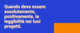 Intestazione E Rettangolo Di Colore - Mockup Di Sito Web Pronto Per L'Uso