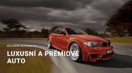 Luxusní A Prémiové Auto – Jednoduchá Šablona Webu