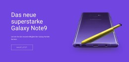Vorlagendemo Für Samsung Galaxy Note