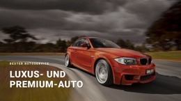 Luxus- Und Premiumauto - Responsive HTML-Vorlage