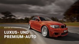 Luxus- Und Premiumauto - Professionelles Website-Design