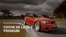 Coche De Lujo Y Premium - HTML5 Website Builder