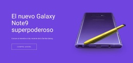 Samsung Galaxy Note - Descarga Gratuita De Una Plantilla De Una Página