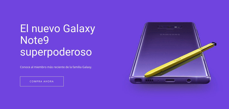 Samsung Galaxy Note Tema de WordPress