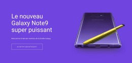 Samsung Galaxy Note - Téléchargement Gratuit D'Un Modèle D'Une Page