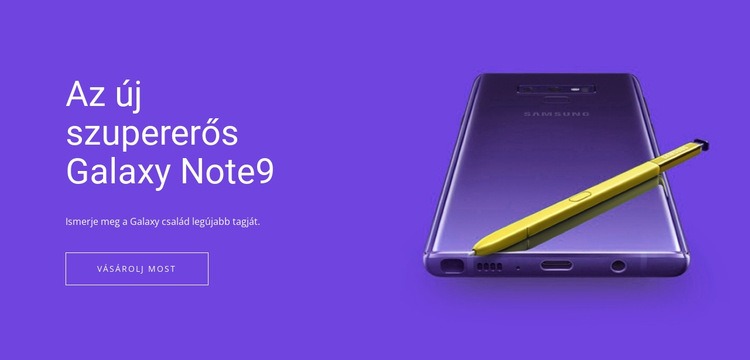 Samsung Galaxy Note WordPress Téma