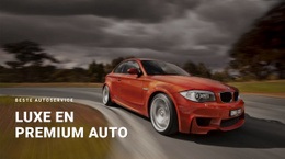 Luxe En Premium Auto - HTML-Sjabloon Downloaden