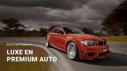 Luxe En Premium Auto - HTML5-Sjablooninspiratie