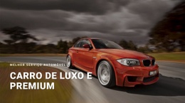 Modelo De Design Gratuito Para Carro De Luxo E Premium