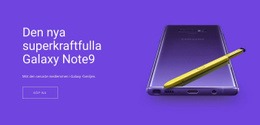 Samsung Galaxy Note - Inspiration För Webbdesign