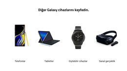 Modern Cihazlar - Temel HTML Şablonu