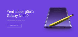 Samsung Galaxy Note Için Özelleştirilebilir Profesyonel Araçlar