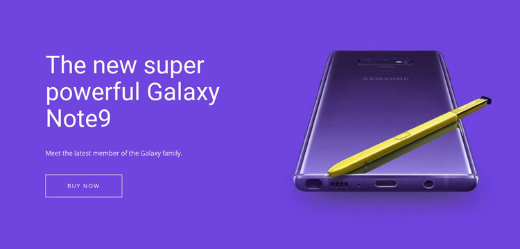 Samsung Galaxy Note WordPress Theme