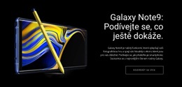 Galaxy Note – Stažení Šablony Webu