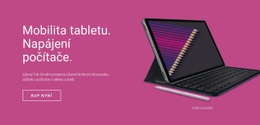 Řešení Pro Mobilní Tablety – Šablona Vstupní Stránky