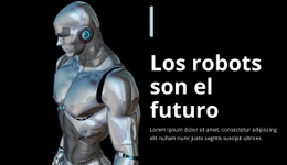 Los Robots Son El Futuro: Maqueta De Sitio Web Para Cualquier Dispositivo