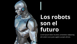 Impresionante Tema De WordPress Para Los Robots Son El Futuro