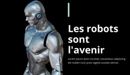Les Robots Sont L'Avenir - Maquette De Site Web Pour N'Importe Quel Appareil
