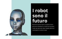 Robot Donna Dall'Aspetto Umano - HTML Site Builder