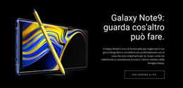 Galaxy Note - Pagina Di Destinazione HTML