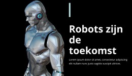 Robots Zijn De Toekomst - Websitemodel Voor Elk Apparaat