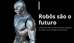 Robôs São O Futuro - Modelo HTML5 Responsivo