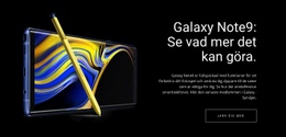 Responsiv Webbmall För Galaxy Note