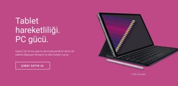 Mobil Tablet Çözümleri - Nihai HTML5 Şablonu