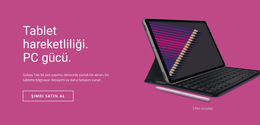 Mobil Tablet Çözümleri - Açılış Sayfası Şablonu